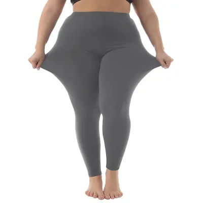 Plus Size Leggings, 1XL-5XL, Nine-Quarter, High Stretch - 8