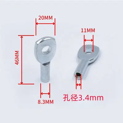 高位下拉健身器材配件 龙门架飞鸟坐姿划船 滑轮健身钢丝绳接头 - 9