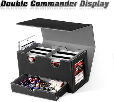 Double-Layer Magnetic Card Box with Window for MTG and TCG Cards - 8