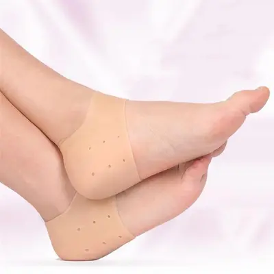 Silicone Heel Protector Socks, Anti-Crack, Moisturizing, Unisex - 8