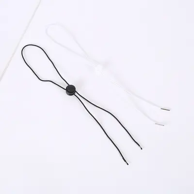 Elastic Hat Strap with Adjustable Windproof Cord and Mask Lanyard Accessory - 4