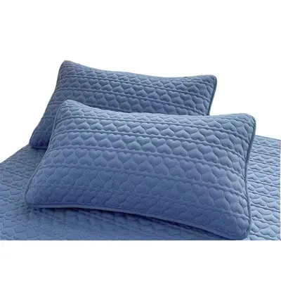 Hotel Pillowcase Protector, Washable Quilted Adult Pillow Cover - 6