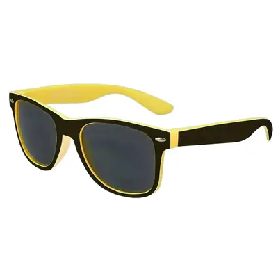 Gift Sunglasses, Two-Tone Riveted Black Sunglasses - 11