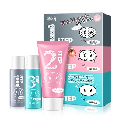 Han Ji Blackhead Nose Strip Set with Peel-Off Face Mask - 7