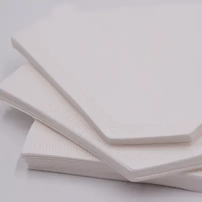 U103 Coffee Filter Paper, Unbleached Wood Pulp Hanging Ear Filters for 4-6 Servings