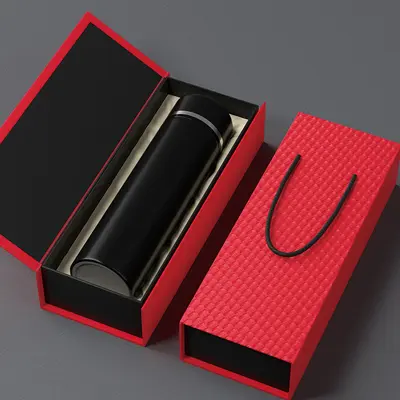 Doppelwandiger Edelstahl-Thermobecher 316, Geschenkset - 12
