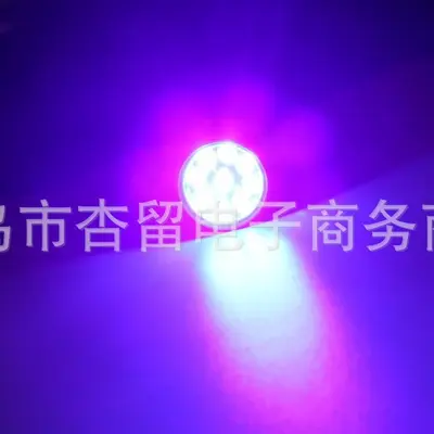 9LED Purple Light 395 UV Flashlight Banknote Verification Mini Nine Light UV Curing Mask Fluorescent Agent Test Light