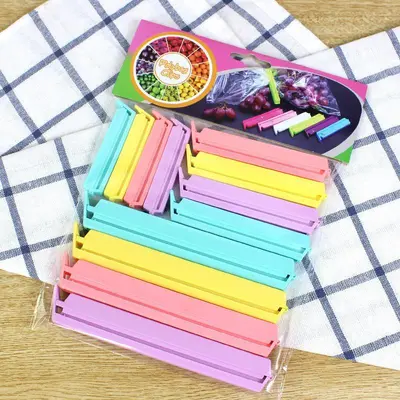 Candy Color Snack Sealing Clips 12-Pack
