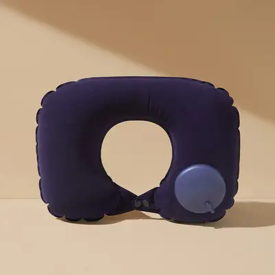 Inflatable U-Shaped Travel Neck Pillow - 9