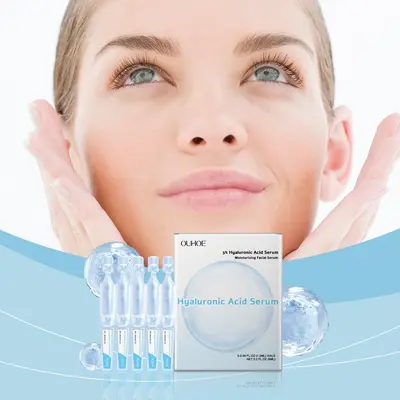 OUHOE Hyaluronic Acid Moisturizing Face Serum for Smooth, Elastic Skin