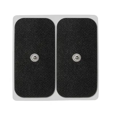 5x5 and 5x10 Self-Adhesive Electrode Pads for Compex, Conductive Silver - 10