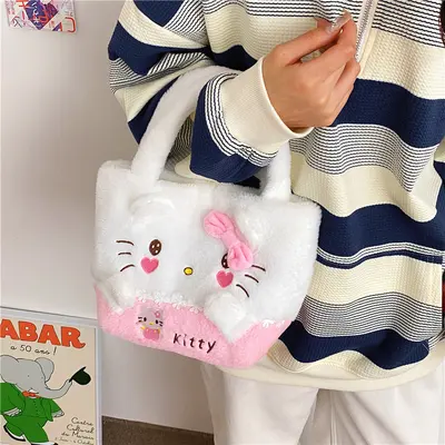 Plüsch-Cartoon-Handtasche mit Puppenfigur - 5