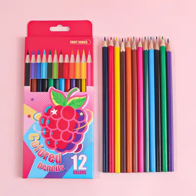 Cute Monster 12-Colour Pencil Set in Box, Erasable, EN71 Certified - 12