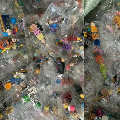 Small Particle Building Blocks Human Mini Figure Set - 6