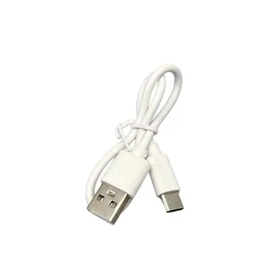 USB kablosu usb'den tip-c'ye şarj kablosu beyaz 0,5 metre şarj kablosu beyaz 2A tipi şarj kablosu 30cm - 6