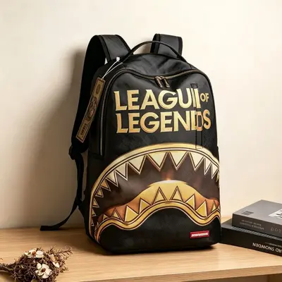 Grenzüberschreitende hochwertige Shark-Muster Trend-Marke großvolumiger Rucksack Kollektion Werksbestand direkt versand Freizeit Reise Experte - 3