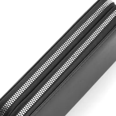 Men's Zipper Clutch Bag, Large Capacity Long Wallet and Phone Bag - 3