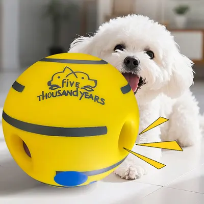 Squeaky Ball Dog Toy for Small, Medium and Large Dogs, Bite-Resistant - 7