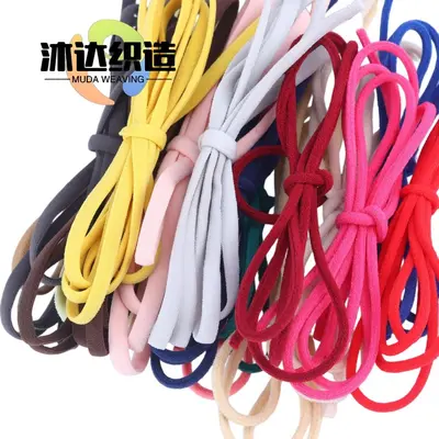 Oil-Core Elastic Stretch Band, 0.3 cm and 0.5 cm, Colored