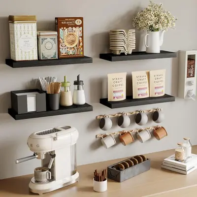 Cross-border wall storage shelf wall rack bathroom living room storage shelf kitchen bathroom wall-mounted storage shelf