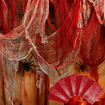 Halloween Cheesecloth Decoration Tattered Cloth Horror Atmosphere - 9