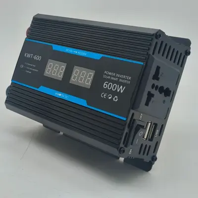 旭禾电子智能数显车载逆变器600W1200W2000W修正弦波逆变转换器 - 4
