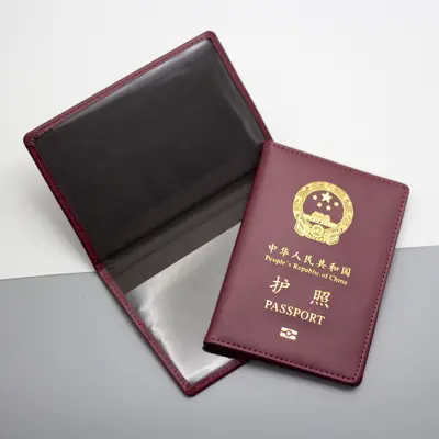 Hakiki deri pasaport koruma kapağı, ince dana derisi - 4