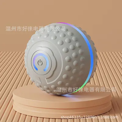 Silent Electric Bouncing Chew Ball Toy for Cats and Dogs - 12
