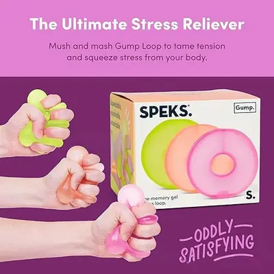 Speks Gump Loop Stress Ball, Super Soft Squeezable Stress Relief Toy - 5