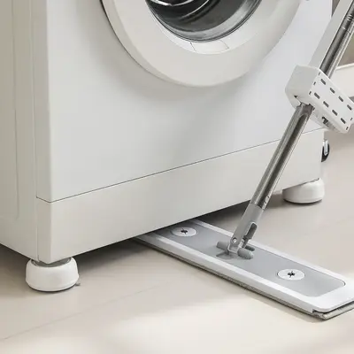 Universal washing machine foot pads, elevated - 3