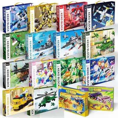 Small Particle Educational Building Blocks, Assorted Gift Box Set - 2