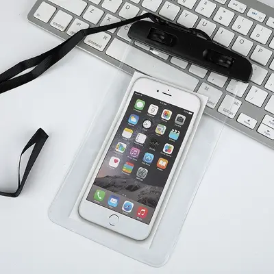 Mobile phone waterproof bag IPX8 level with touchscreen for swimming - 7
