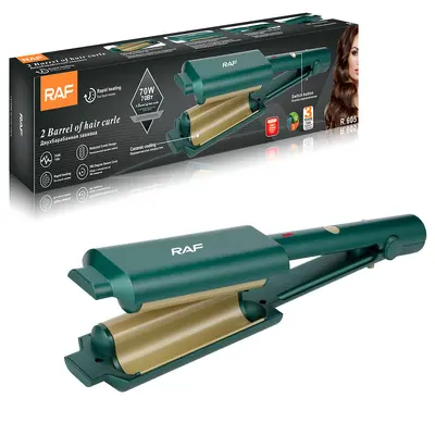 Water Wave Curling Iron with Large Volume Egg Roll Head - 2