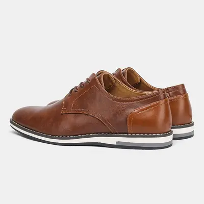 Retro Herren-Lederschuhe, poliert, große Größen, Freizeit - 5