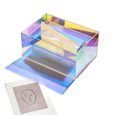 Moderne Acryl-Serviettenbox für Couchtisch, Hotel und Restaurant