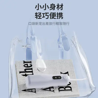 跨境电动冲牙器便携式口腔清洁仪小型家用USB充电洗牙器便携冲牙