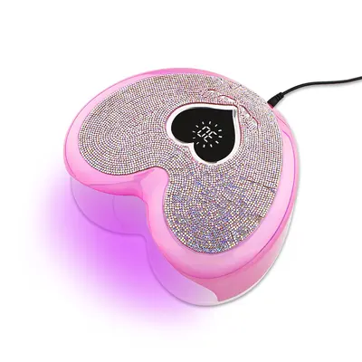 96W Heart-Shaped Nail Lamp, Smart Sensor UV Dryer
