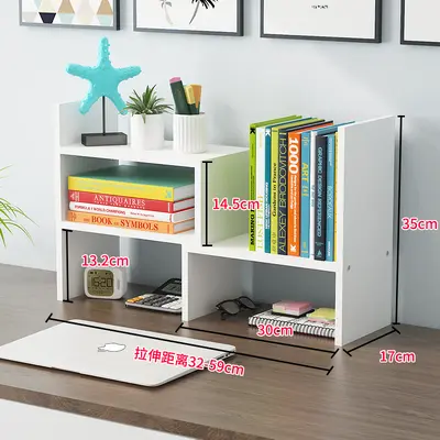 Masaüstü çok katlı kitap rafı ve dik duran organizer - 10