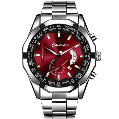 Automatic Men's Watch Calendar Stainless Steel Strap - 9