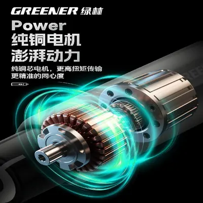 Lvlin Dual-Power Electric Screwdriver Set with LED Light