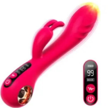 Digitaler Vibrator mit Display, G-Punkt, Zungenlecken und Saugfunktion