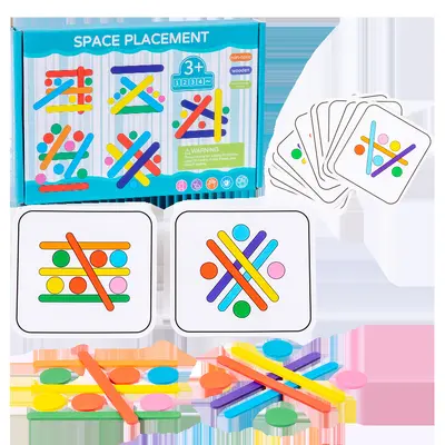 Children's Wooden Shape Puzzle Blocks, Kindergarten Educational Toy