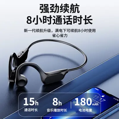 X7 kemik iletimli Bluetooth kulaklık dijital ekran kulak üstü kulak içi olmayan ağrısız gürültü azaltma ultra uzun pil ömrü yabancı sıcak yeni ürün