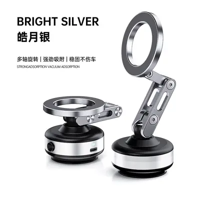 boneruy Metal Magnetic Car Phone Holder, Three-Axis Folding and Rotating - 11