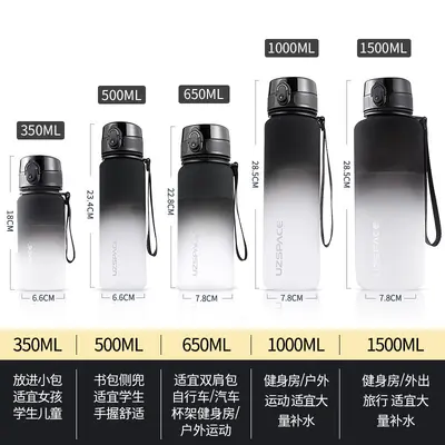 Large-Capacity Sports Water Bottle for Men, Outdoor and School Use