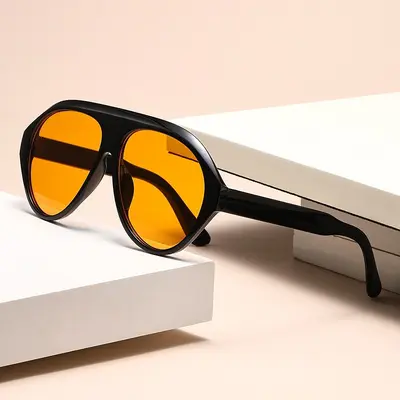 Radsportbrille mit großem Rahmen, Cyberpunk-Design im Y2K-Stil - 11