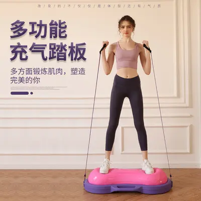 【源头工厂】多功能有氧无氧平衡核心训练新款波速球花生气囊踏板