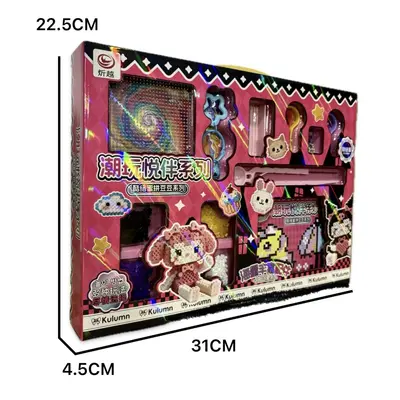 Children's Fuse Bead Set, Handmade Mosaic Toy for Girls