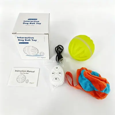 Remote Control Smart Dog Toy, Bouncing and Rolling Ball - 11