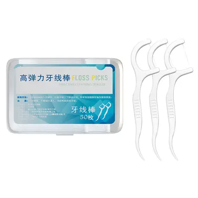 Diş ipi çubuk 50 adet taşınabilir set - 6